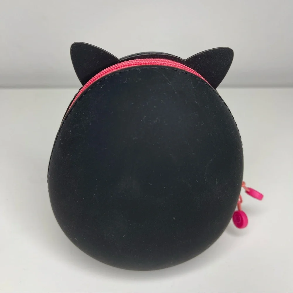 Like New Punilabo Cat Silicone Stand Up Zippered Pouch